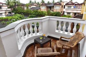Balkoni atau teres di 'Golden Oceans' 3 bhk beach view villa