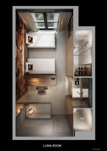 Koupelna v ubytování Heeton Concept Hotel – Luma Hammersmith + 37 fotografií