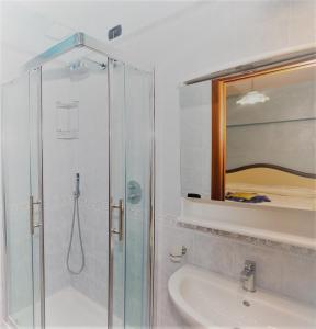 Koupelna v ubytování B&B Fior Tramonti