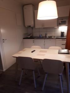 Kuchyň nebo kuchyňský kout v ubytování Camping Tornio