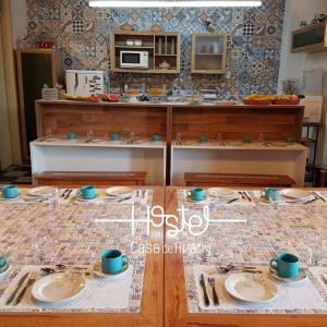 Η κουζίνα ή μικρή κουζίνα στο Hostel Casa de Avany