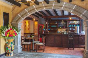 Ο χώρος του lounge ή του μπαρ στο Casa Mia Hotel