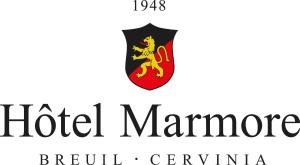 a logo for the hotel marriott manchester brandenburg at Hotel Marmore in Breuil-Cervinia