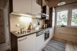 Kuchnia lub aneks kuchenny w obiekcie Steirer-Apartment Semmering