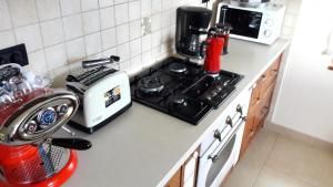 Kuchyň nebo kuchyňský kout v ubytování Apartment Larin