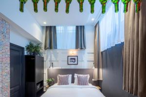 Ένα ή περισσότερα κρεβάτια σε δωμάτιο στο The Highland House