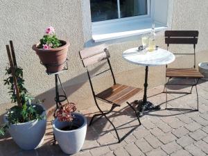 Patio nebo venkovní prostory v ubytování Ferienwohnung Sofka