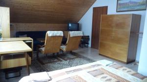 Posezení v ubytování Apartman U Hanicky