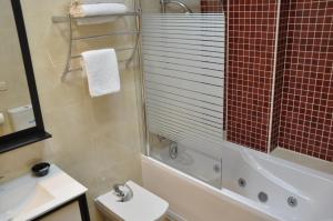 Koupelna v ubytování Hotel de Alba
