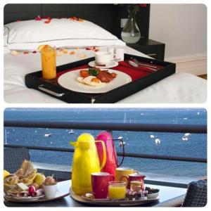 bandeja de desayuno en la cama en Les 5 lanternes by Clara, en Dakar