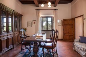 Χώρος καθιστικού στο Villa Il Poggiolino
