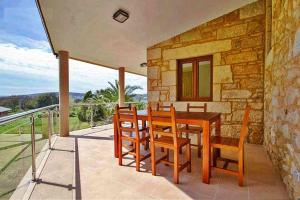 Balkón nebo terasa v ubytování Casa Cascada do Ezaro
