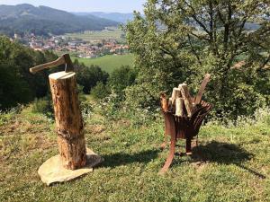 Paesaggio naturale nelle vicinanze della casa vacanze