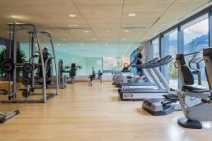 Fitness centrum a/nebo fitness zařízení v ubytování Andorra Park Hotel