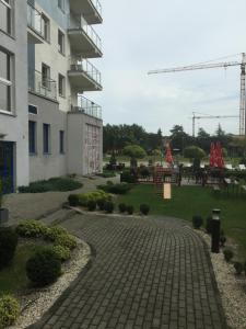Vonkajšia záhrada v ubytovaní Apartament 454 w hotelu Diva
