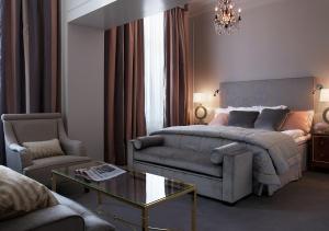 Säng eller sängar i ett rum på Grand Hôtel Stockholm