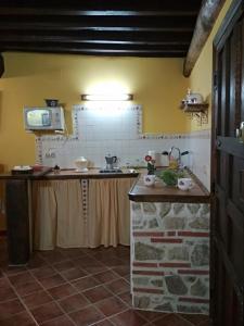 Kitchen o kitchenette sa Apartamentos La Zurdina
