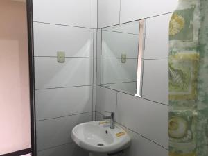 Koupelna v ubytování Hostal La Cascada
