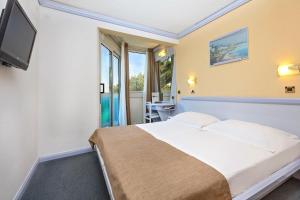 Ein Bett oder Betten in einem Zimmer der Unterkunft Hotel Plavi Plava Laguna