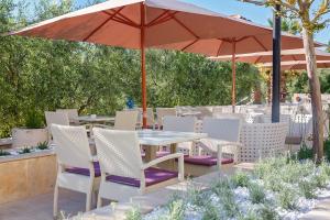 Ein Garten an der Unterkunft Hotel Plavi Plava Laguna