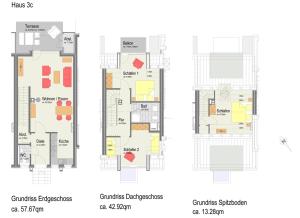 Půdorys ubytování Ferienhaus Boddenzauber