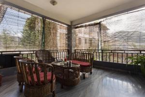 Uma varanda ou terraço em Hotel Tulsi