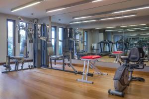Das Fitnesscenter und/oder die Fitnesseinrichtungen in der Unterkunft Esperos Palace Luxury & Spa Hotel