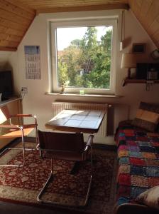 Posezení v ubytování Ferienwohnung Kahl