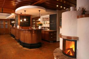 Lounge nebo bar v ubytování Panorama-Landgasthof Ranzinger