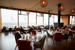 Fosshotel Mývatn餐厅或其他用餐的地方