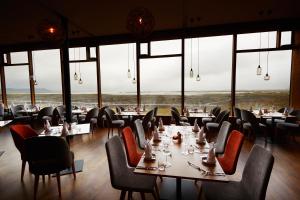 Fosshotel Mývatn餐厅或其他用餐的地方