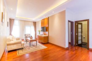 Posezení v ubytování Alba Hotel Meru