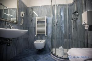Koupelna v ubytování Hotel Relax Roma Nord