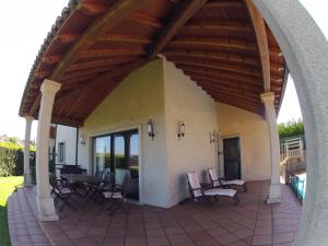 A patio or other outdoor area at HHC - Holidays House Compostela