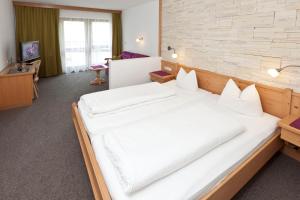 Postel nebo postele na pokoji v ubytování Ferienhaus Auer