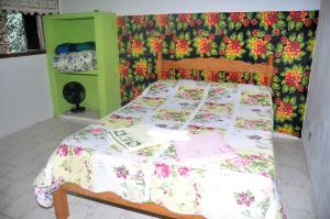Cama ou camas em um quarto em Pousada do Sossego