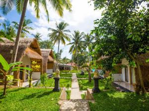 En hage utenfor Bintang Bungalow