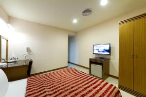 TV a/nebo společenská místnost v ubytování Songshan Hotel