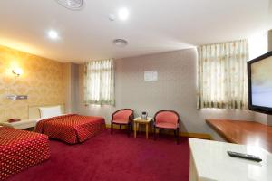 TV a/nebo společenská místnost v ubytování Songshan Hotel