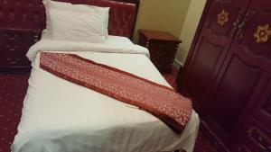 Postel nebo postele na pokoji v ubytování Hotel Berg Rappeg