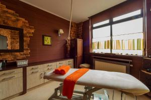 Kuchyň nebo kuchyňský kout v ubytování Hotel Lidia Spa & Wellness