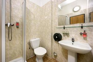 Koupelna v ubytování Hotel Vltava