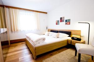Posteľ alebo postele v izbe v ubytovaní Haus Vlcek