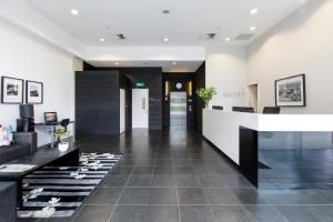 Fuajee või vastuvõtt majutusasutuses Quest Carlaw Park Serviced Apartments