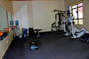 Fitness centrum a/nebo fitness zařízení v ubytování Nyagatare Diplomat Hotel