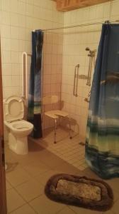 Kylpyhuone majoituspaikassa Pension Jitka
