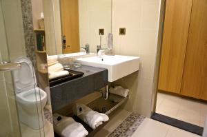 Vannituba majutusasutuses EG Hostel