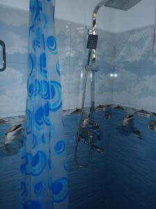 a shower with a dolphin in the water at New Jaya Villa in Bentota