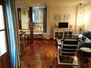 TV a/nebo společenská místnost v ubytování Apartamentos Nuncio Viejo