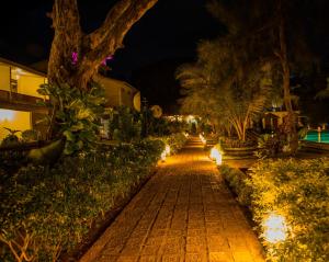 A garden outside Anantamaa Hotel